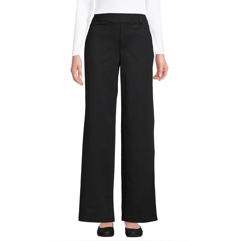 Women's Lands' End Flex High Rise Wide Leg Pants size small